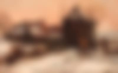 Farmyard in winter (preview)