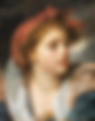 Girl, wearing red headscarf (preview)