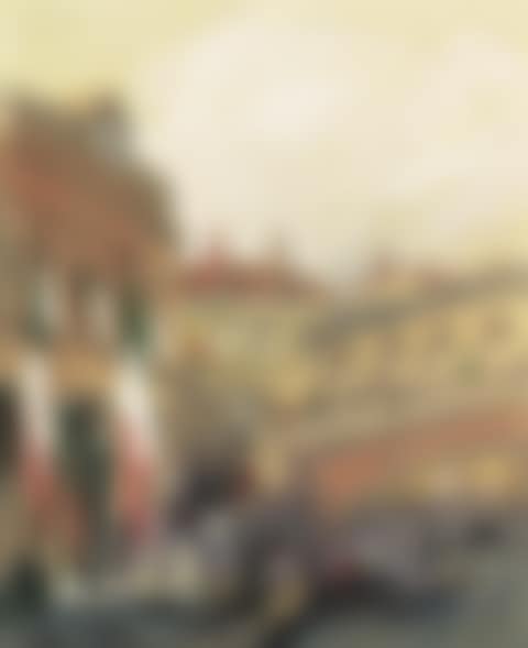 Procession disembarking, Rialto Bridge, Venice (preview)