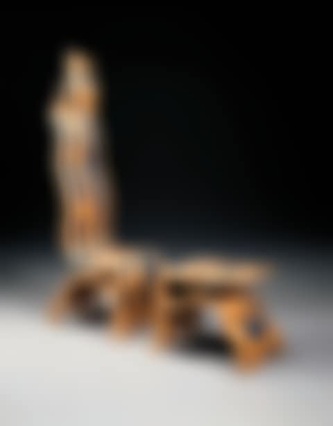 Brushstroke chair and ottoman (preview)
