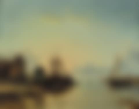 View of a small fishing port at dusk (preview)