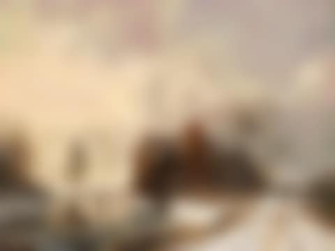 Dutch Castle in winter landscape (preview)