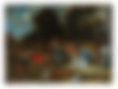 A company feasting outside a tavern (preview)