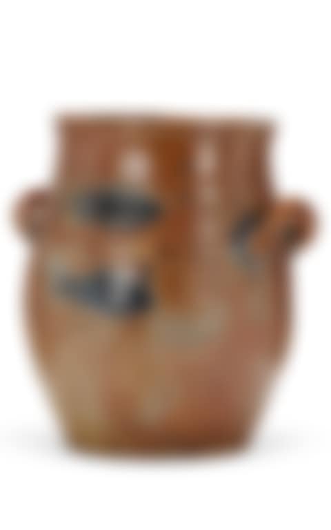 A SALT-GLAZED COBALT-BLUE DECORATED STONEWARE JAR (preview)