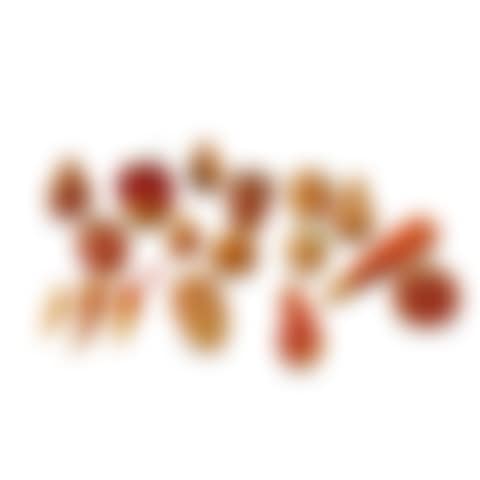 A GROUP OF EIGHTEEN VELVET FRUITS AND VEGETABLES  (preview)