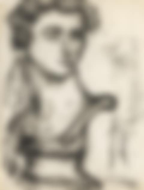 Study of a Bust Sculpture (preview)