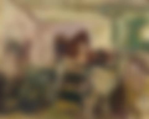 View into a stable with animals (preview)