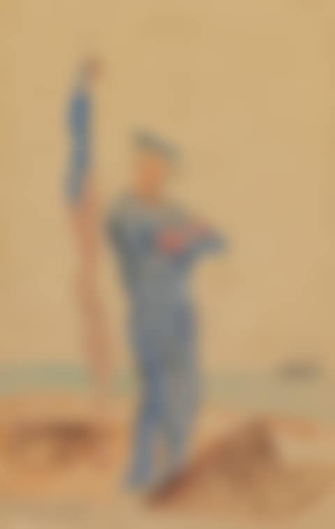 Marin fumant (preview)