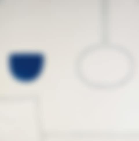 Blue and white forms on white (preview)