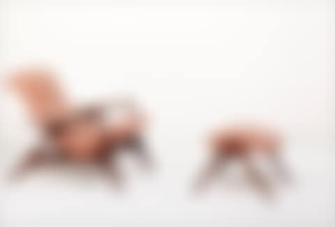 Multi-position Reclining chair and ottoman, model no. 175H (preview)