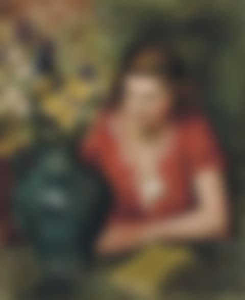 Woman with flowers (preview)