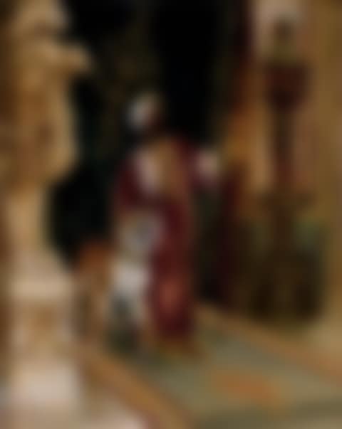 A sultan with a tiger (preview)