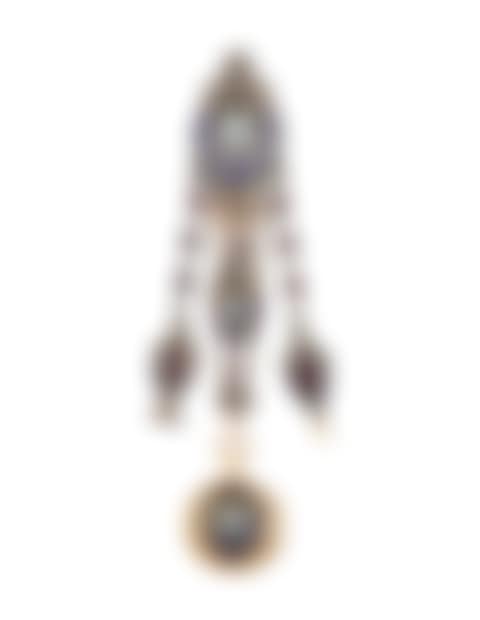 ANTIQUE DIAMOND, SEED PEARL, GARNET AND ENAMEL CHATELAINE AND GOLD POCKET WATCH (preview)