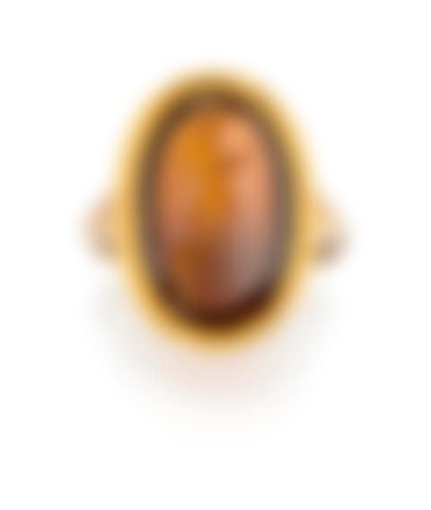 NATHANIAL MARCHANT, 18TH CENTURY CORNELIAN INTAGLIO RING OF NIKE (preview)