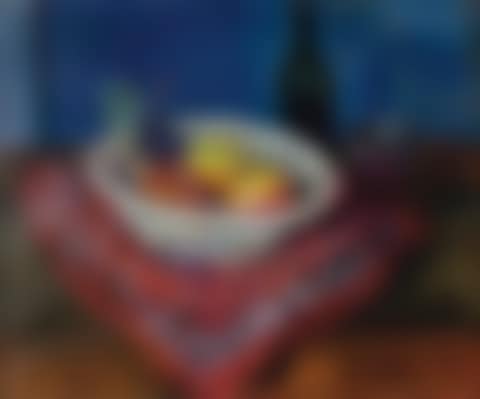Still life of a fruit and wine on a table (preview)