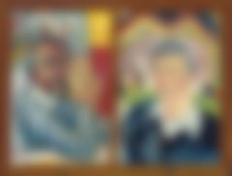 Portrait of Alexander Moffat. Portrait of John Bellany  by John Bellany (preview)