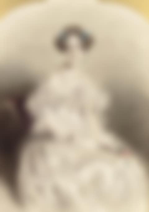 Portrait of a lady, three-quarter-length, dressed for a ball (preview)