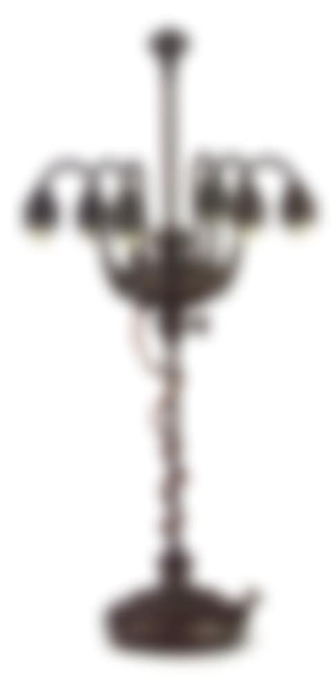A Bronze Adjustable Six-light 'Lily' Table Lamp Base (preview)