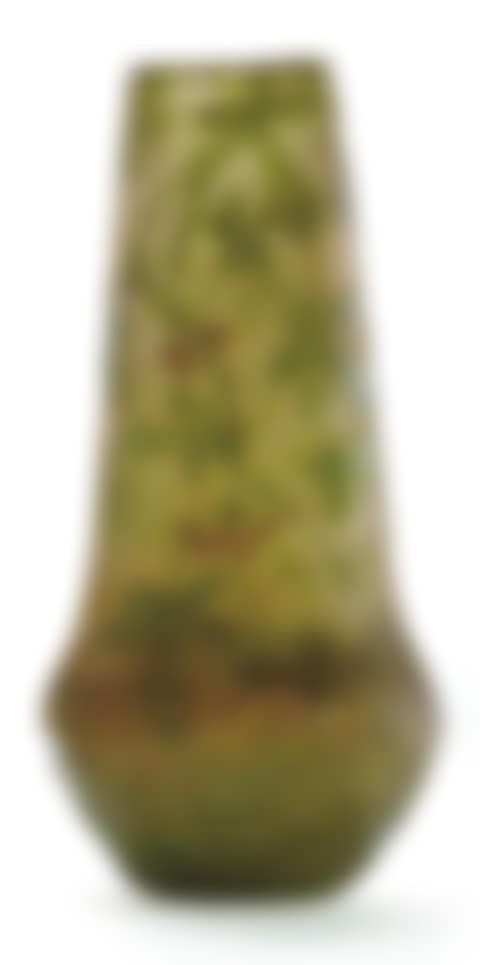 A Cameo Glass Vase With Applied Decoration (preview)