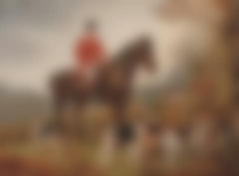 Gentleman with his hunter and hounds (preview)
