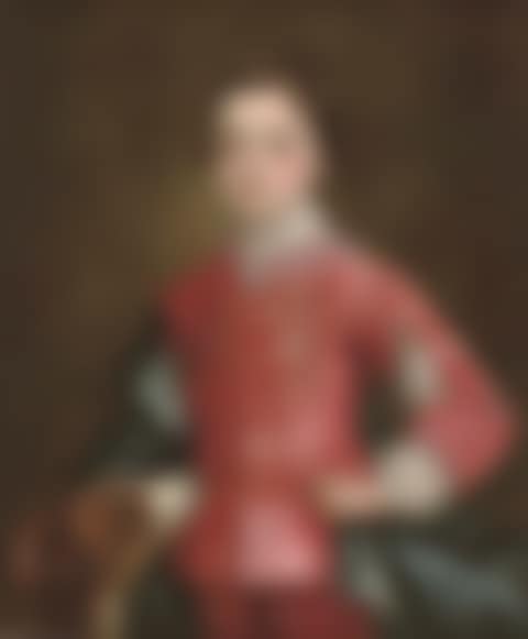 Portrait of a boy, three-quarter length, in red slashed doublet (preview)