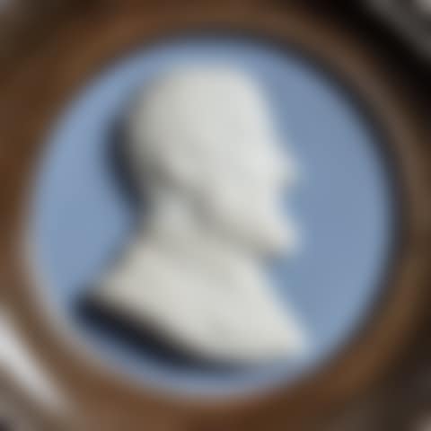 A collection of twenty-four Sèvres blue ground portrait medallions, circa  I Ensemble de vingt-quatre médaillons en porcelaine de Sèvres, vers (preview)