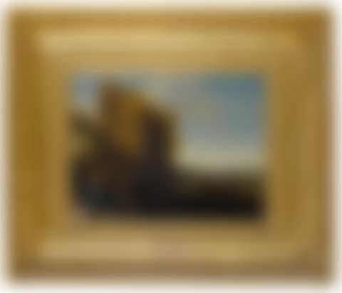 THE REST ON THE FLIGHT INTO EGYPT, WITH CLASSICAL RUINS IN AN EXTENSIVE LANDSCAPE, HERDSMEN AND GOATS BEYOND (preview)