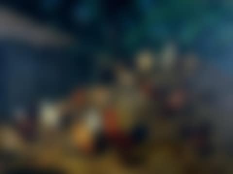 Roosters in the farmyard (preview)