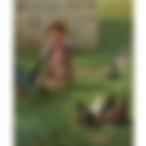 Young Girl In A Garden (preview)