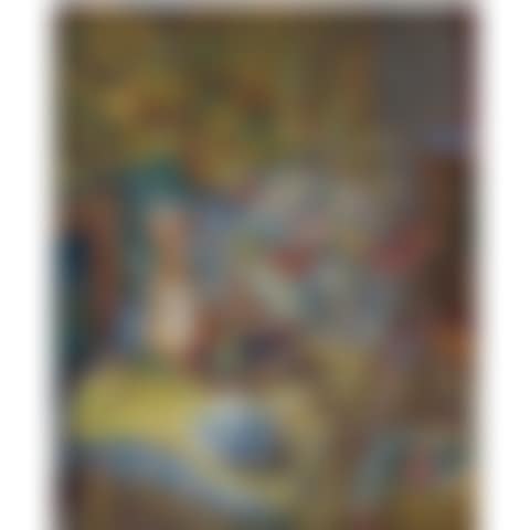 Still Life With Vase, Fuits And Flowers (preview)