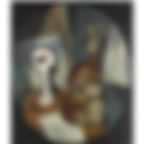 Cubist Still Life With Violin (preview)