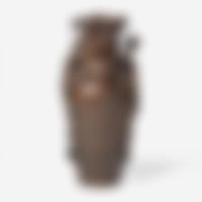 After Louis Chalon (French, 1866-1940) An Art Nouveau Patinated Bronze "Sea Sprites" Vase, Paris, France (preview)
