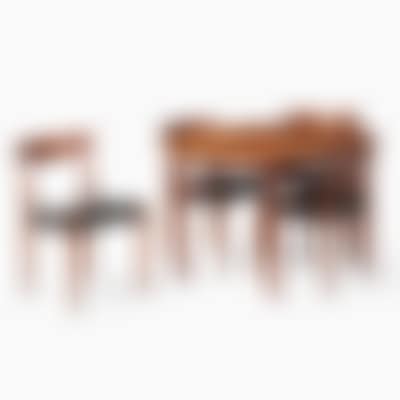 Modern Dining Table and Set of Four Side Chairs (preview)
