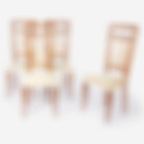 A Set of Four High-Back Dining Chairs, circa (preview)