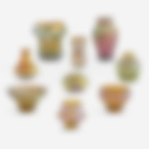 Group of Nine Cabinet Vases, New York (preview)