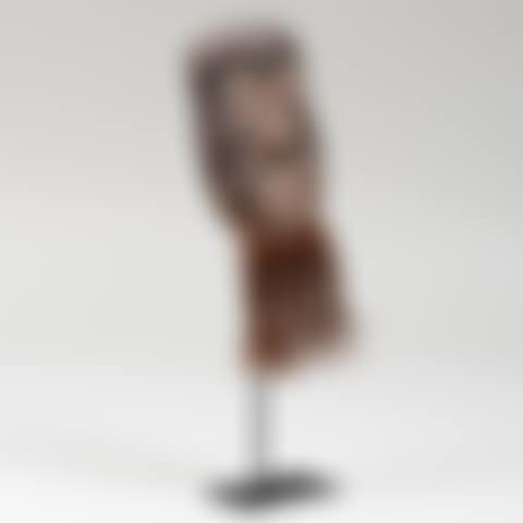 Bini Ndaaki Painted Wood and Reed Mask, Nigeria (preview)