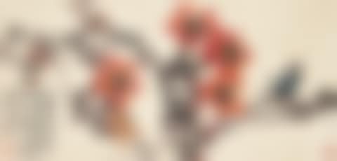 Cotton Tree Flower and Bird (preview)