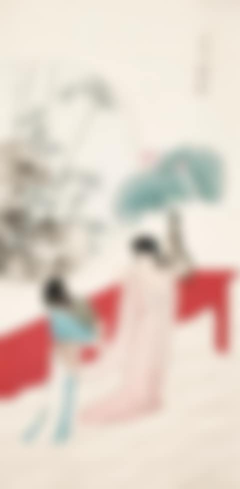 Lady Dressing in Front of a Mirror (preview)