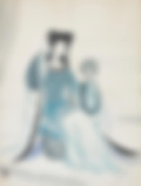 Lady Holding Mirror (preview)
