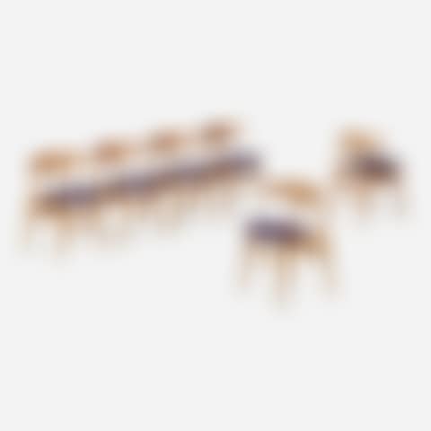 Carl Hansen & Søn: Dining chairs model CH33, set of six (preview)