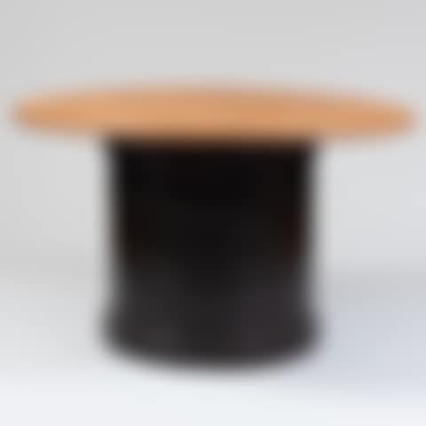 Asian Style Woven Rattan and Ebonized Center Table (preview)