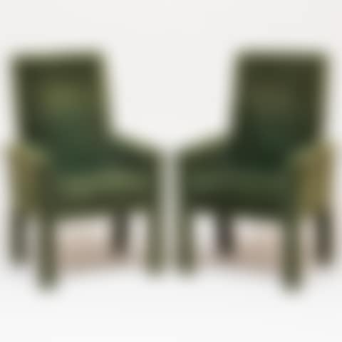 Pair of Milo Baughman for Thayer Coggin Upholstered Armchairs (preview)