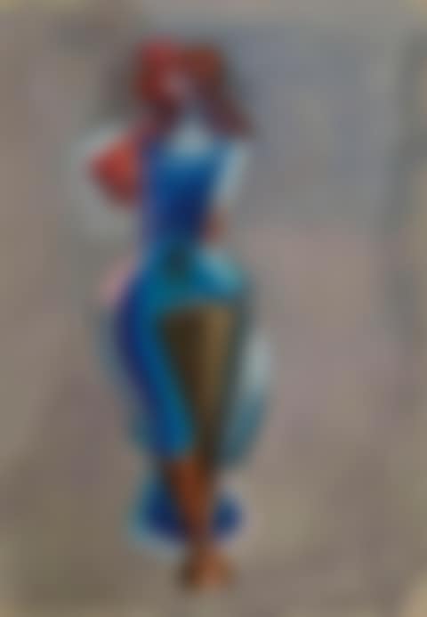 Untitled (Stylised Standing Figure) circa (preview)