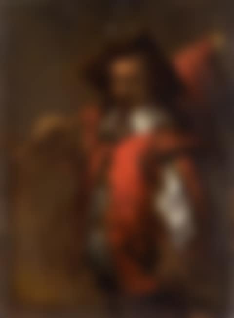 Cavalier holding a staff (preview)