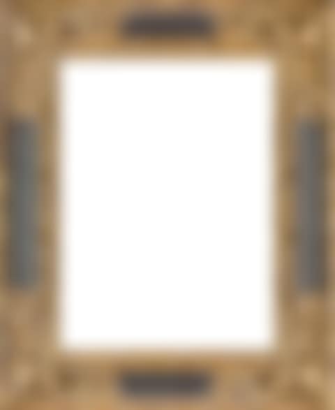 A Carved Parcel Gilded and Ebonised Spanish Style Frame (preview)