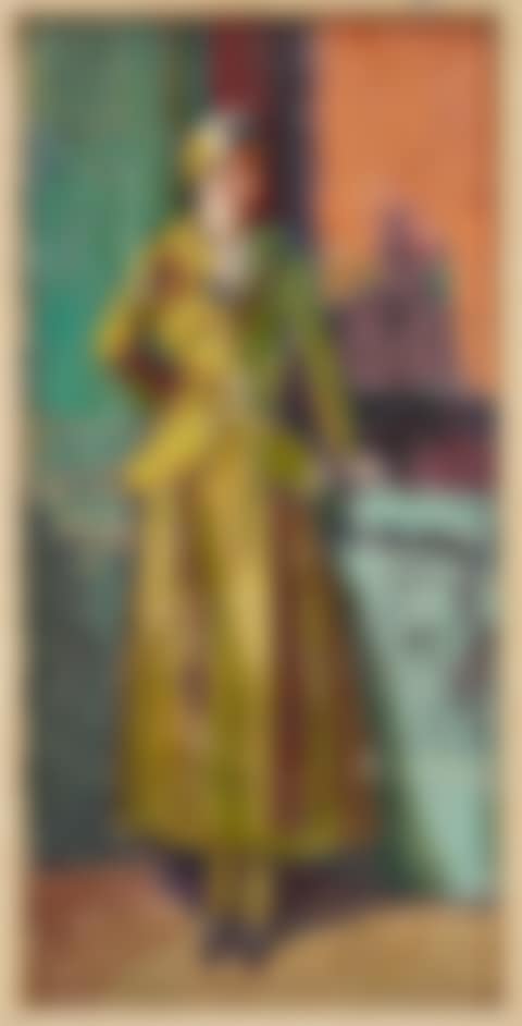 Portrait of a lady standing full length (preview)