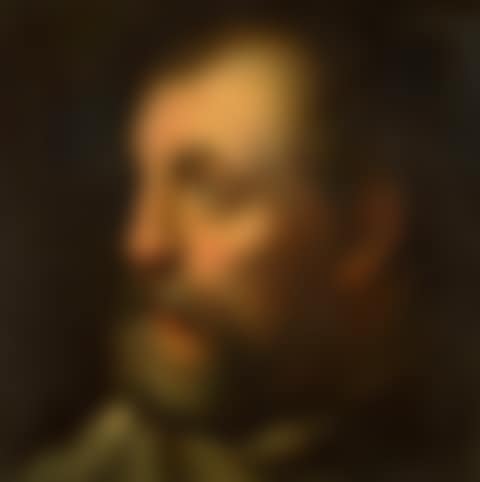 Portrait of a man in profile turned to the left, head and shoulders (preview)
