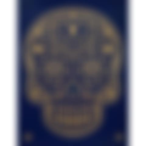 POWER & GLORY SKULL BLUE & GOLD (preview)
