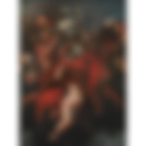 PUTTI SOUTENANT UNE GUIRLANDE DE FLEURS (preview)
