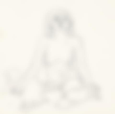 Seated Nude Model (preview)